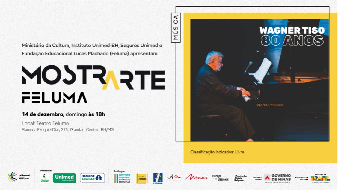 Imagem do evento Wagner Tiso 80 anos