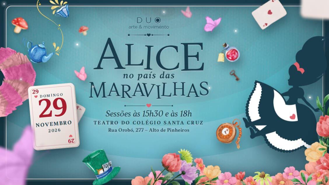 Imagem do evento MAGIA DUO 2026 apresenta Alice no País das Maravilhas