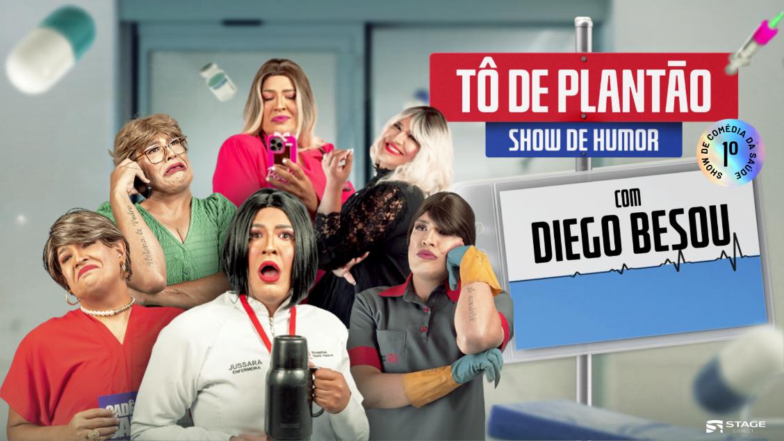 Imagem do evento Diego Besou em Natal, RN  Diego Besou em Tô de Plantão!