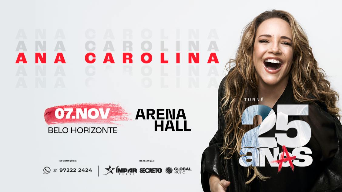 Imagem do evento ANA CAROLINA  25 ANAS - 2026