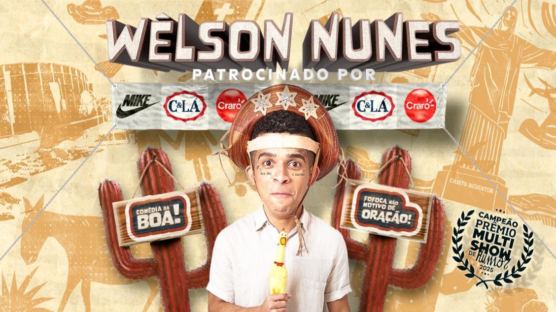 Imagem do evento Wêlson Nunes no Teatro Gacemss em Volta Redonda