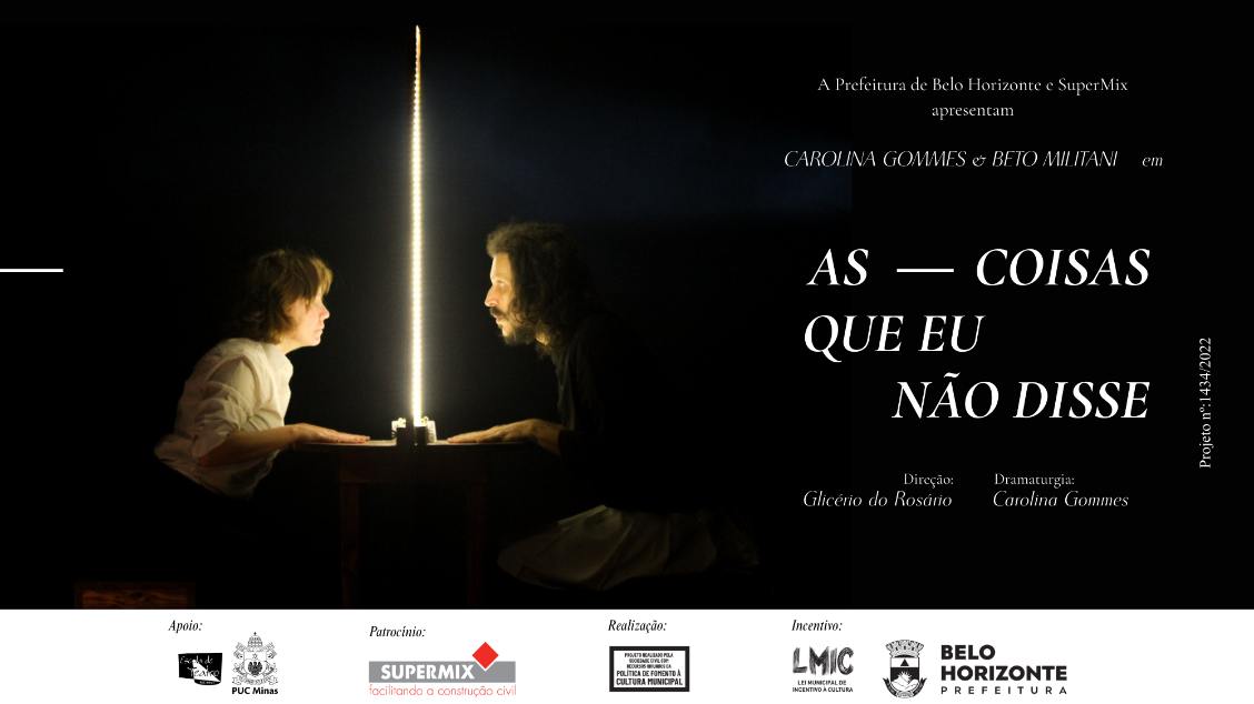 Imagem do evento AS COISAS QUE EU NÃO DISSE