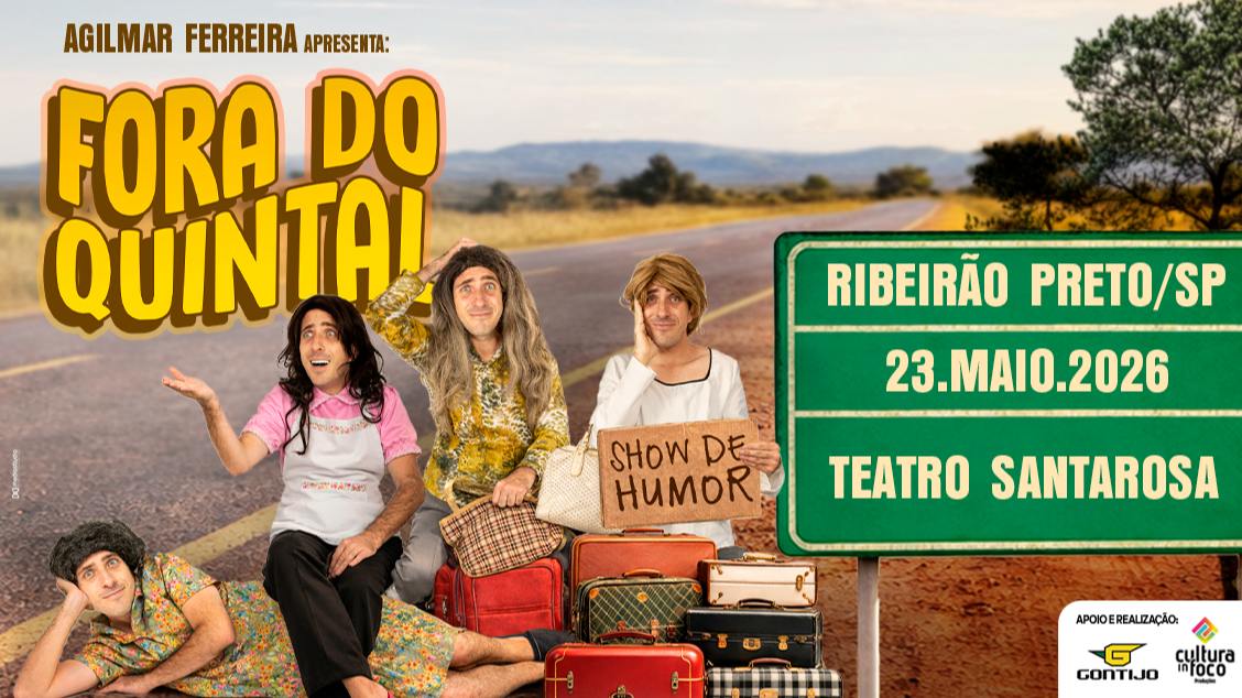 Imagem do evento Fora do Quintal - Agilmar Ferreira - Ribeirão Preto-SP