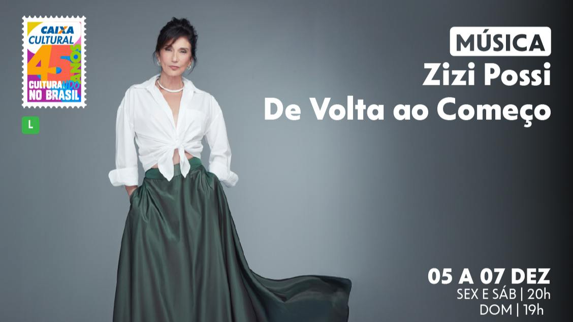 Imagem do evento Zizi Possi – De volta ao começo