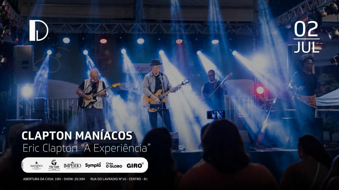Imagem do evento Eric Clapton 'A Experiência'  02.07