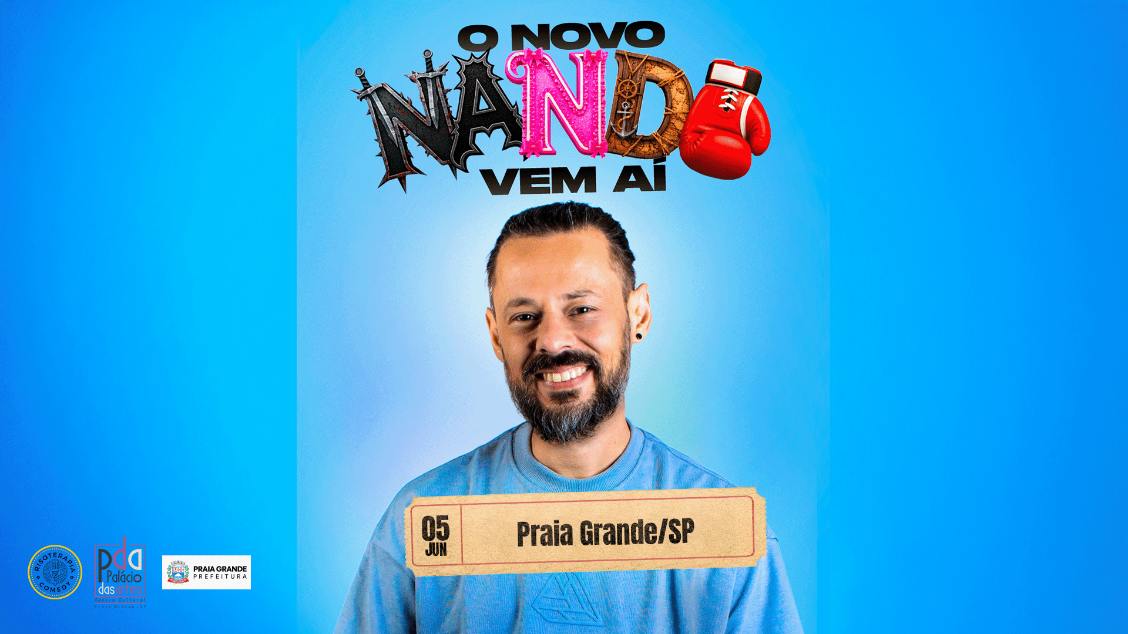 Nando Viana Apresenta seu Novo Show - o Novo Nando Vem Aí em Praia Grande
