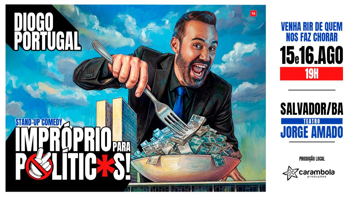 DIOGO PORTUGAL — 'IMPRÓPRIO PARA POLÍTICOS'