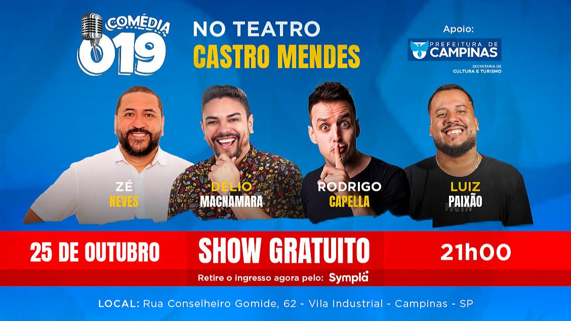 Imagem do evento COMÉDIA 019