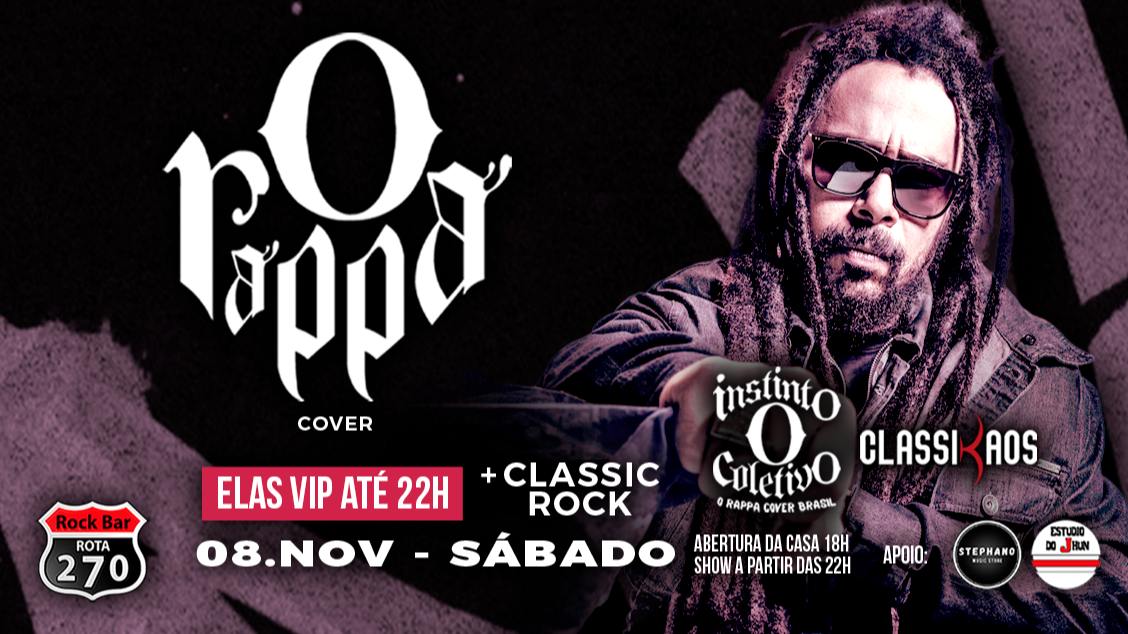 O RAPPA COVER + CLASSIC ROCK NO ROTA 270