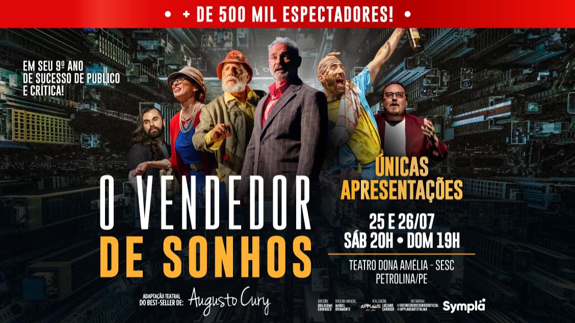 Imagem do evento O Vendedor de Sonhos Teatro Dona Amélia - Sesc
