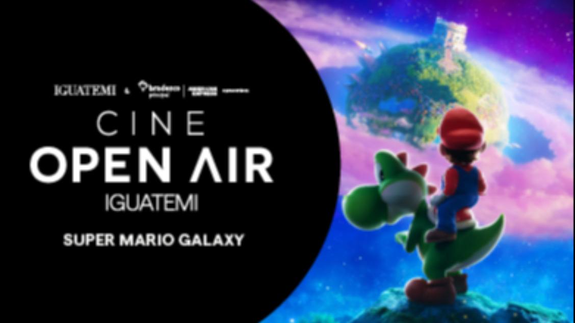 Imagem do evento Cine Open Air Iguatemi  Super Mário Galaxy