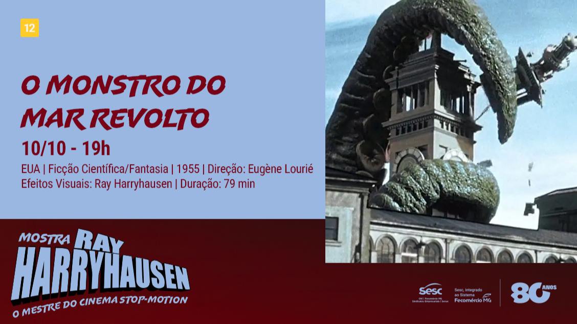 Imagem da fonte — MOSTRA RAY HARRYHAUSEN – O MESTRE DO CINEMA STOP-MOTION: O MONSTRO DO MAR REVOLTO