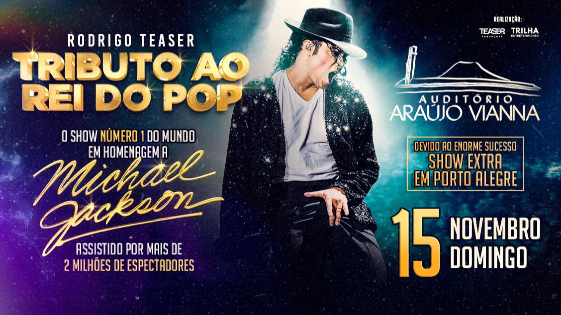 Rodrigo Teaser  Tributo Ao Rei Do Pop - 15/11/26