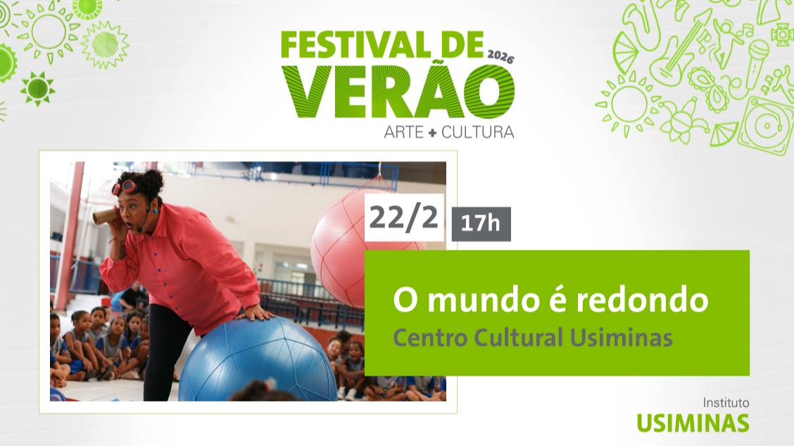Imagem do evento FESTIVAL DE VERÃO 2026 - O MUNDO É REDONDO