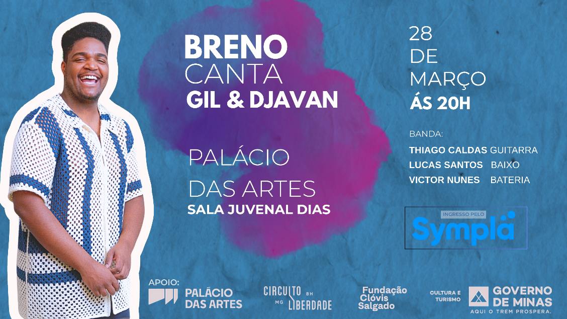 Imagem do evento BRENO CANTA GIL & DJAVAN