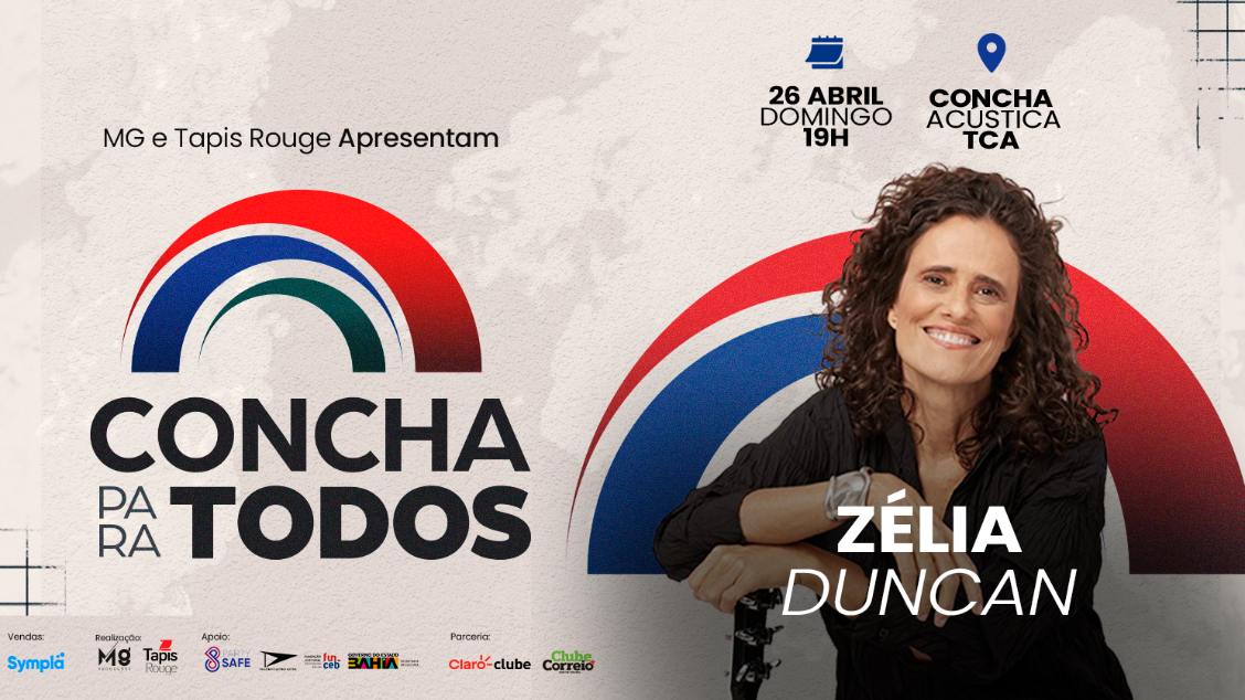 Imagem do evento CONCHA PARA TODOS – ZÉLIA DUNCAN						