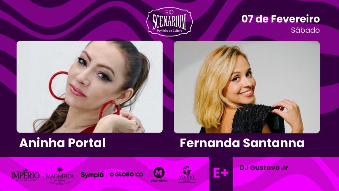 ANINHA PORTAL NO RIO SCENARIUM 07.02 - Rio de Janeiro, RJ