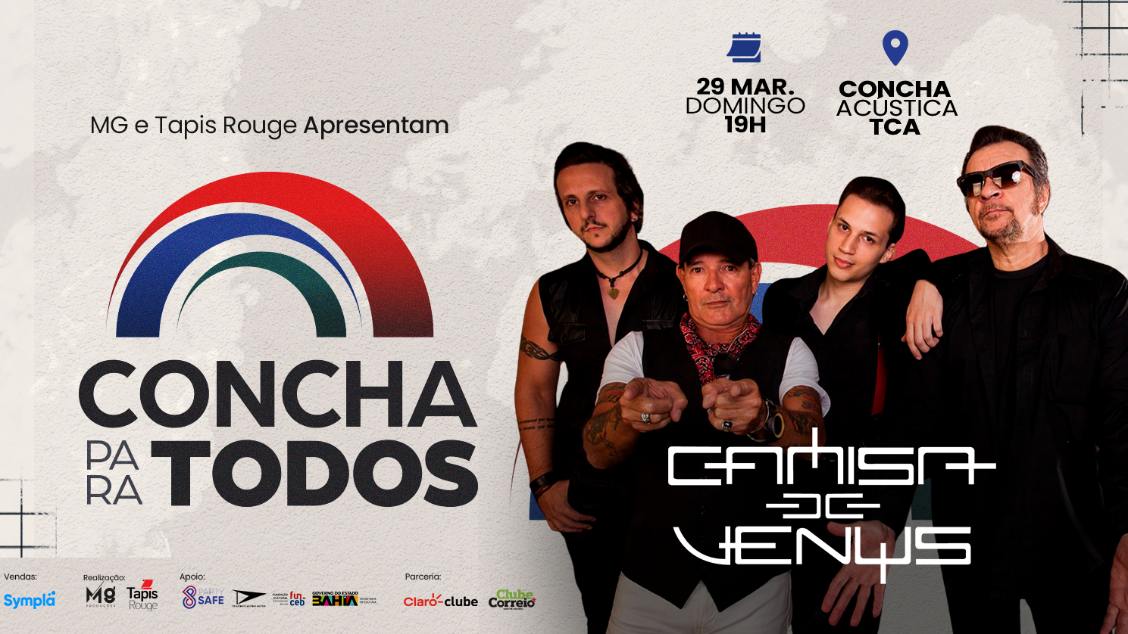 Imagem do evento CONCHA PARA TODOS - CAMISA DE VÊNUS						