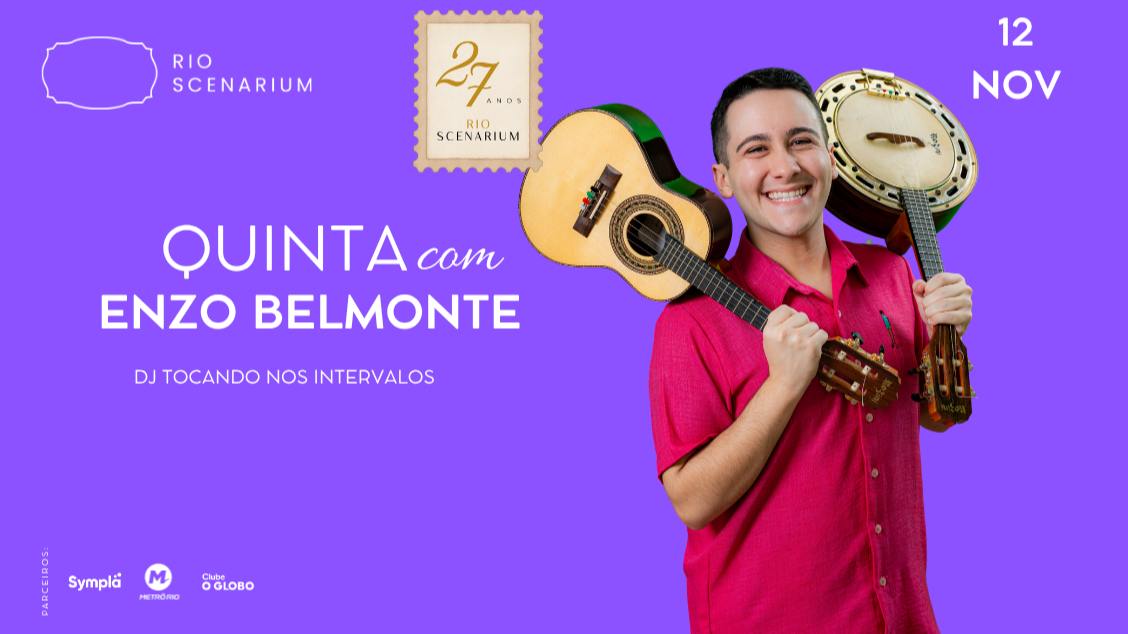 Imagem do evento ENZO BELMONTE NO RIO SCENARIUM  12.11