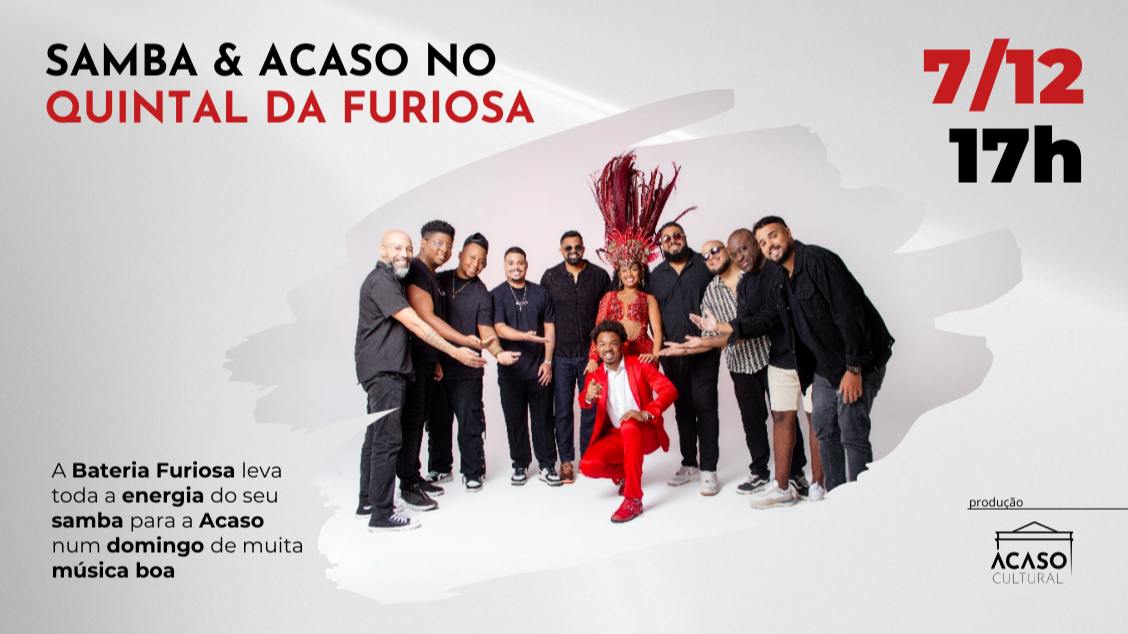 Imagem do evento Samba & Acaso no Quintal da Furiosa