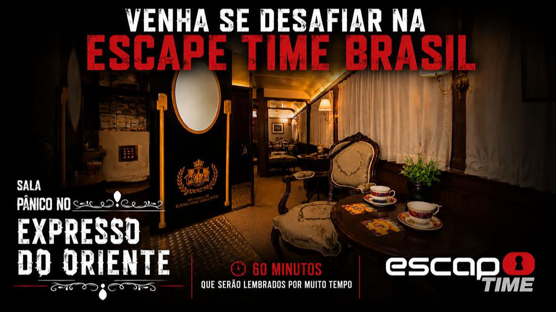 Escape Time Brasil - Sala Pânico no Expresso do Oriente
