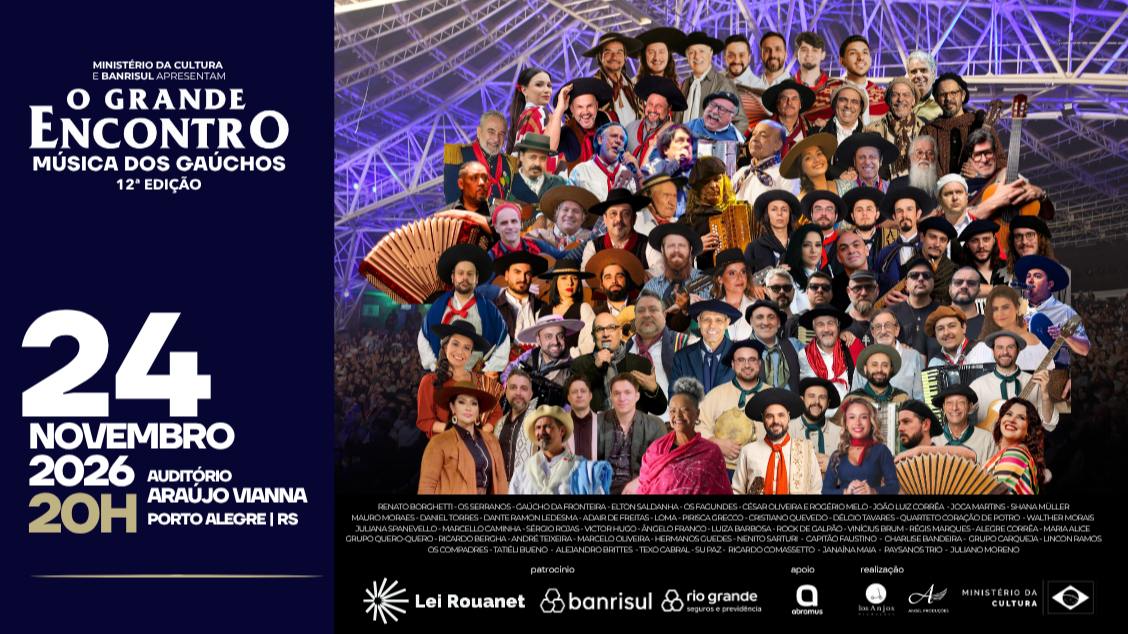 Imagem do evento O GRANDE ENCONTRO  12ª EDIÇÃO - 24/11/26