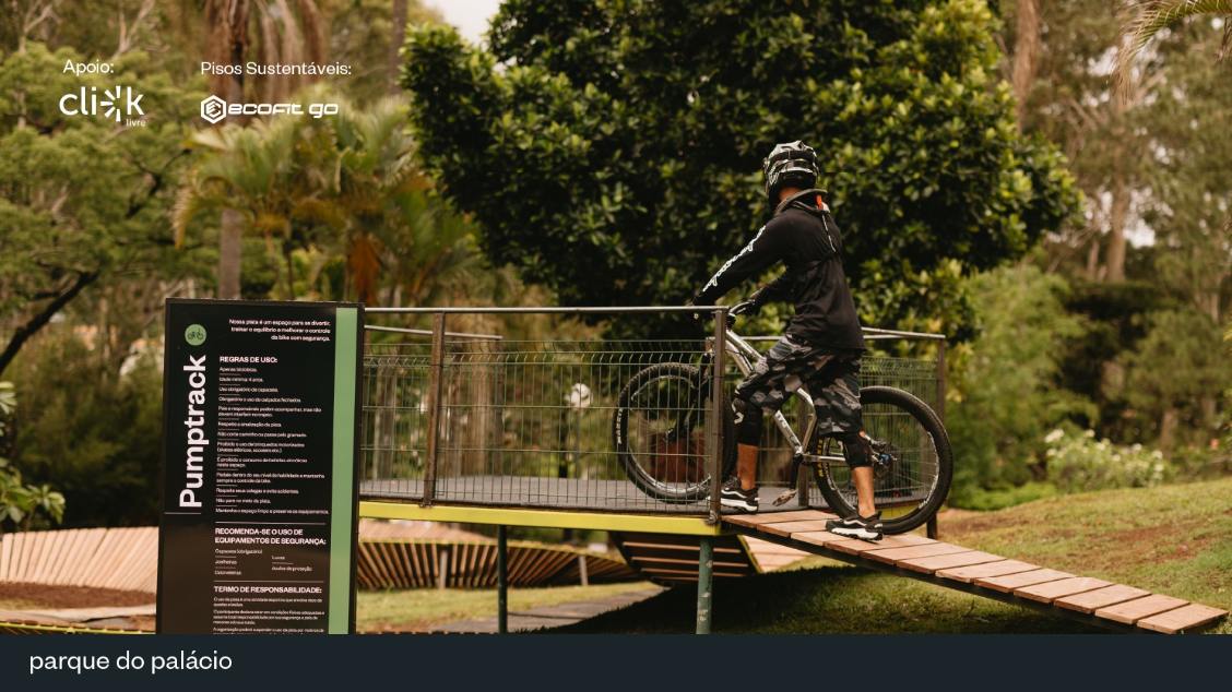 Imagem do evento PUMPTRACK  Pista de Bike Infantil no Parque do Palácio