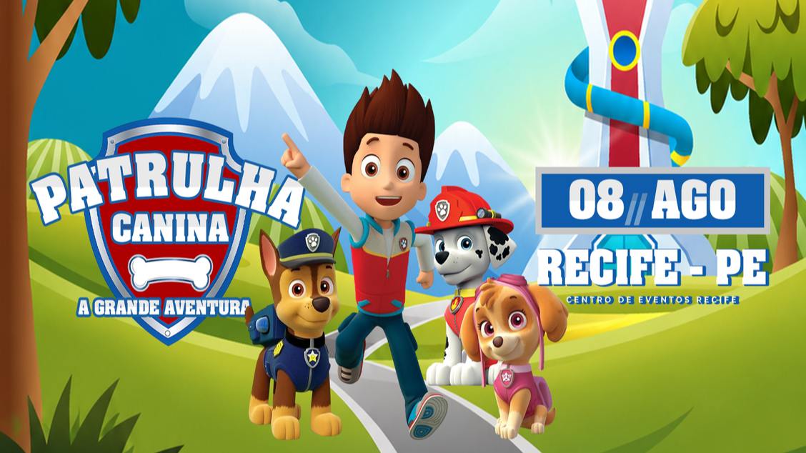 Imagem do evento Patrulha Canina - A Grande Aventura em Recife/PE