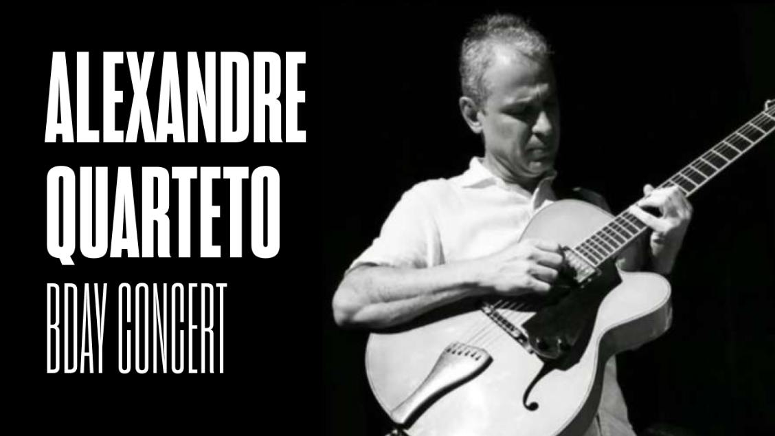 Imagem do evento Magno Alexandre Quarteto - Bday Concert (Jazz e Vinhos - Rolha Free)
