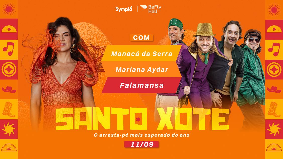 Imagem do evento Festival Santo Xote 2026 em Belo Horizonte Falamansa e Mariana Aydar