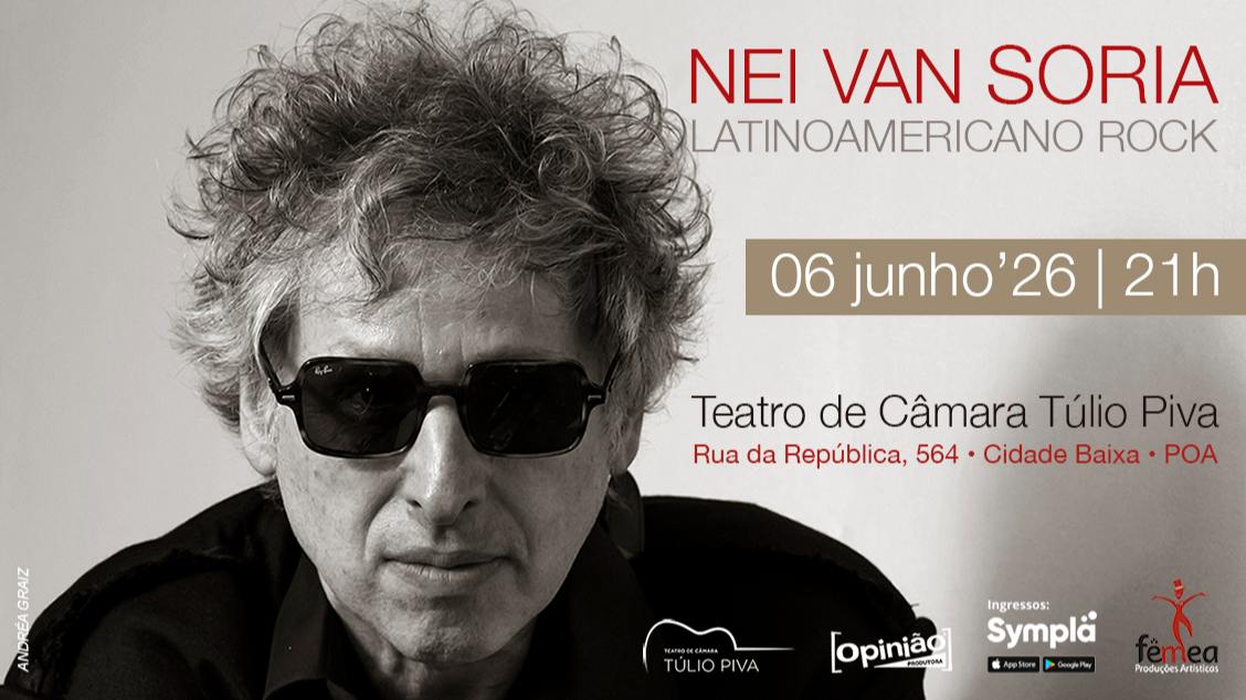 Imagem do evento NEI VAN SORIA  Latinoamericano Rock - 06/06/26