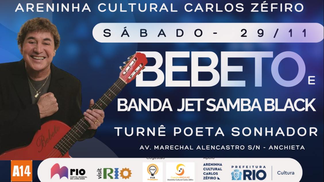 Imagem do evento Bebeto - Um poeta sonhador