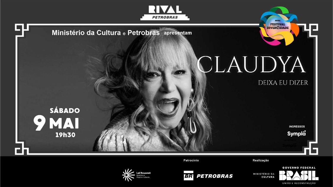 Imagem do evento CLAUDYA NO SHOW “DEIXA EU DIZER”