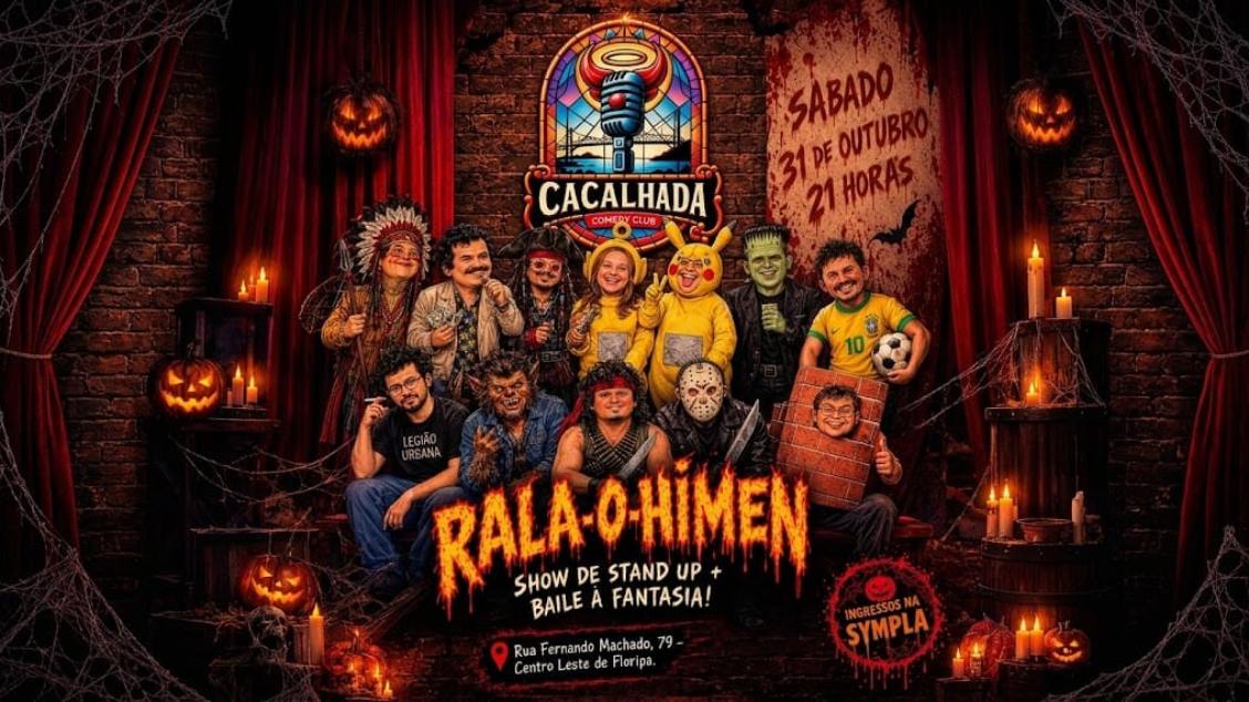 Imagem do evento HALA-O-HIMEN Show de Standup e Festa a Fantasia