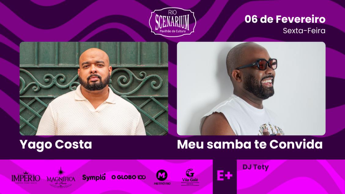 MEU SAMBA TE CONVIDA NO RIO SCENARIUM  06.02 - Rio de Janeiro, RJ