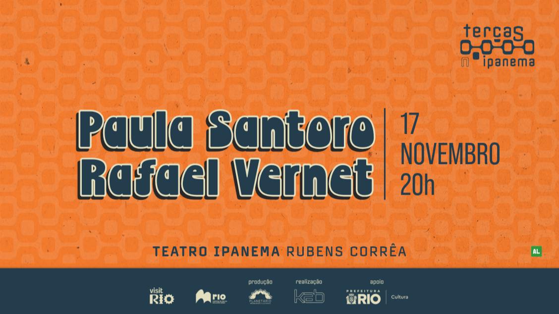 Imagem do evento Terças no Ipanema - Paula Santoro e Rafael Vernet