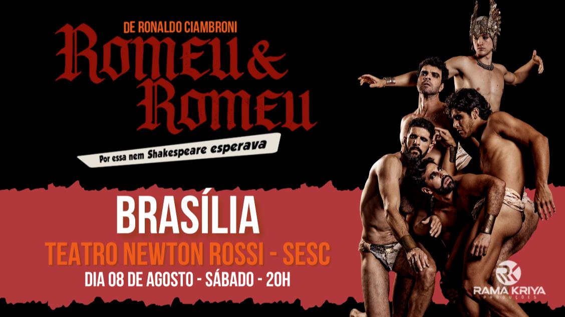 Imagem do evento Romeu e Romeu - Por Essa nem Shakespeare Esperava - Brasília - DF