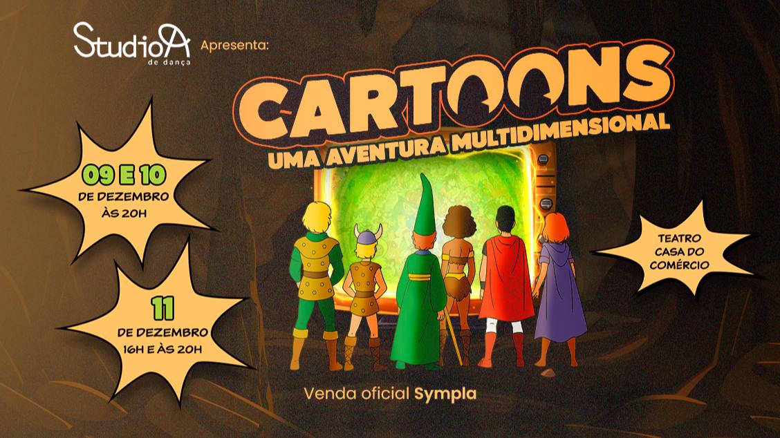 Imagem do evento Cartoons - Uma Aventura Multidimensional