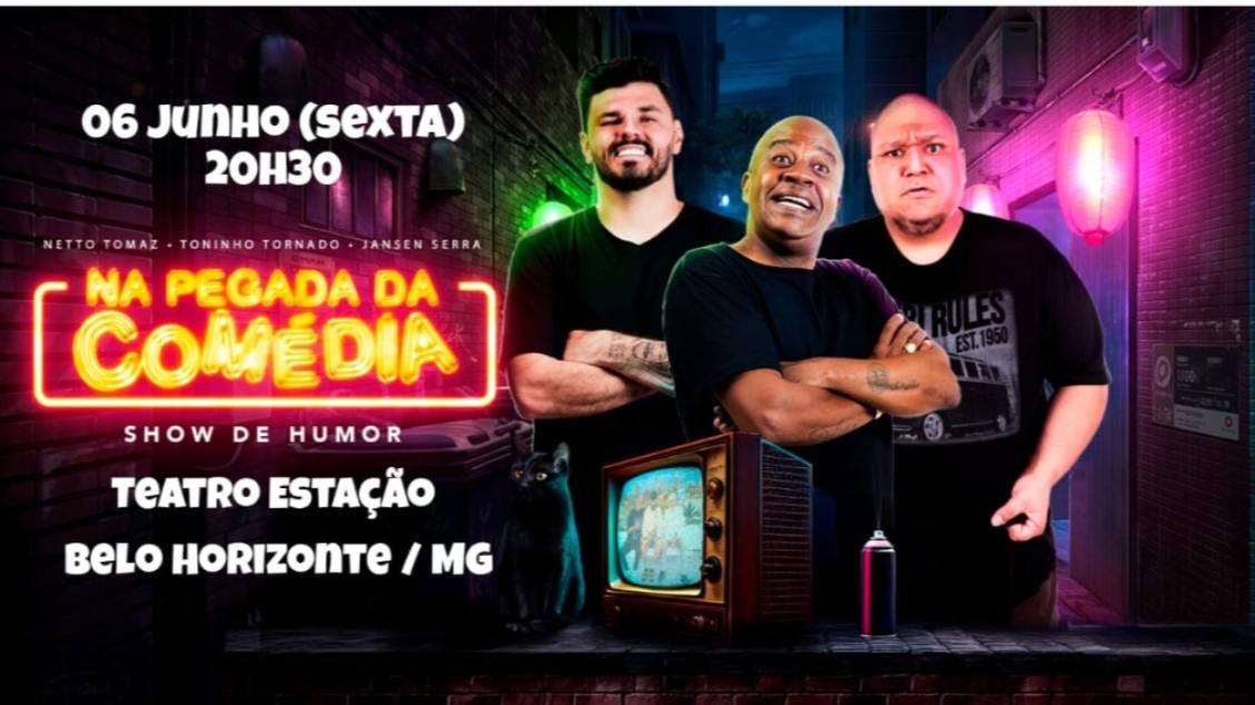 Banner NA PEGADA DA COMÉDIA - Show de Humor
