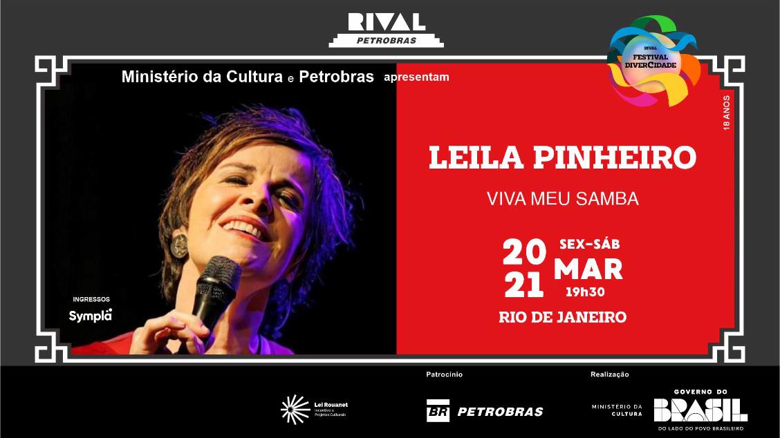 Imagem do evento LEILA PINHEIRO – VIVA MEU SAMBA