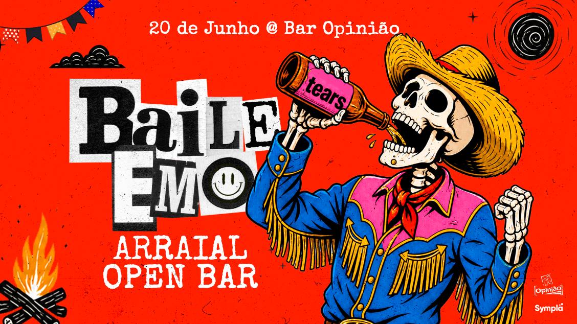 Imagem do evento BAILE EMO :: ARRAIAL OPEN BAR :: 20/06/26