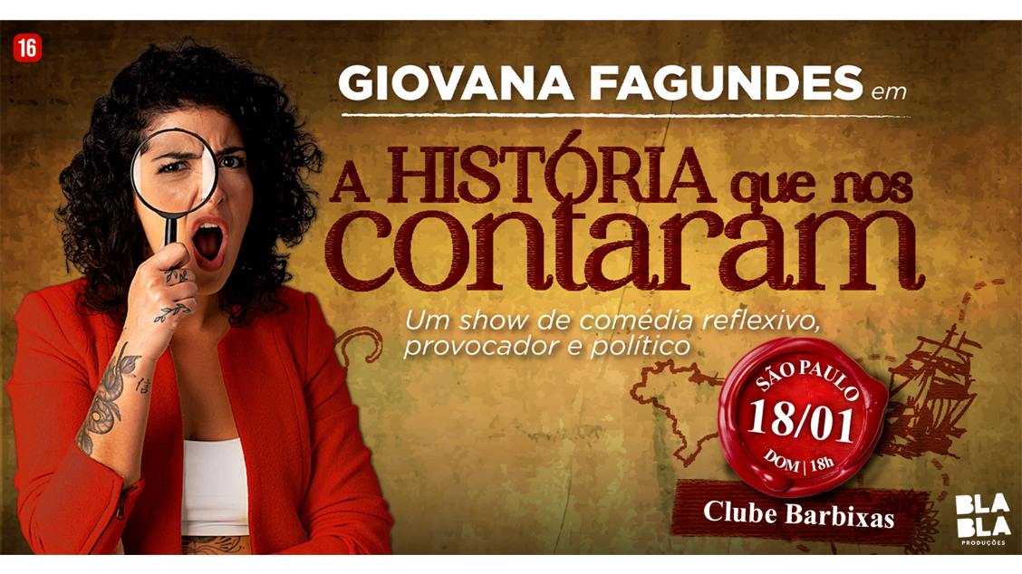 Imagem do evento Giovana Fagundes - A História que nos contaram