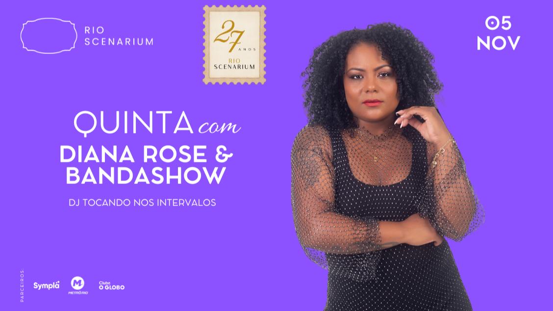Imagem do evento DIANA ROSE & BANDASHOW NO RIO SCENARIUM  05.11