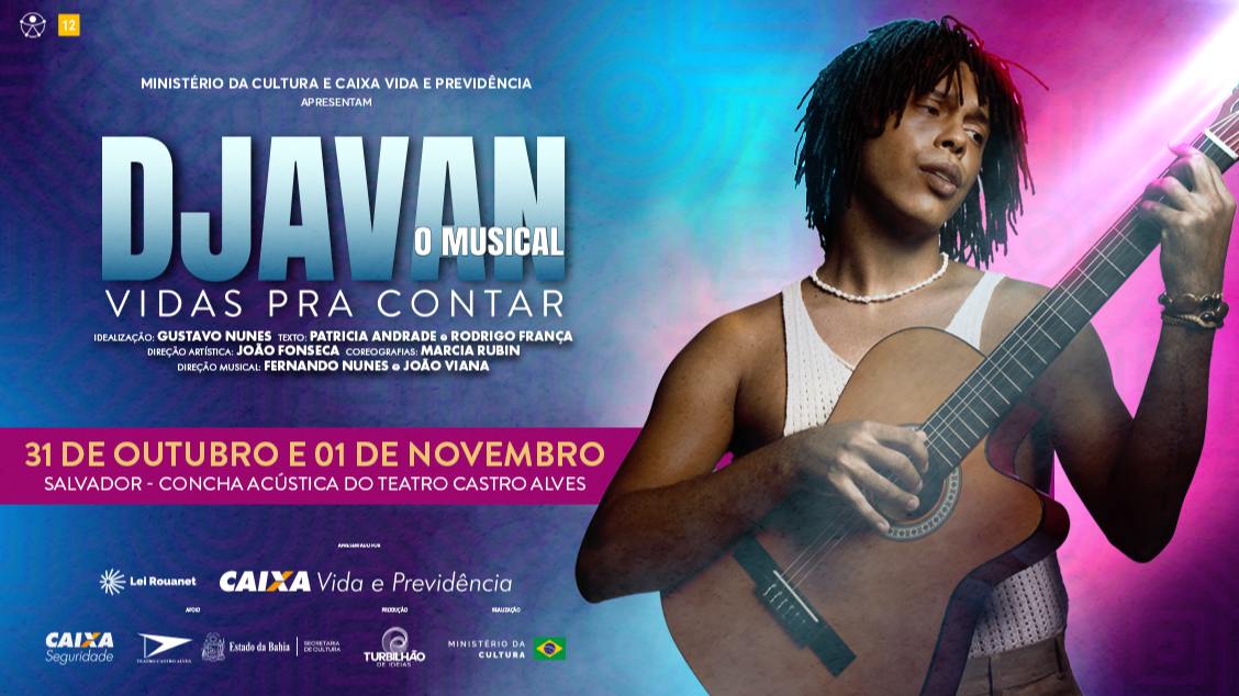 Imagem do evento DJAVAN O MUSICAL – VIDAS PRA CONTAR – TURNÊ 2026
