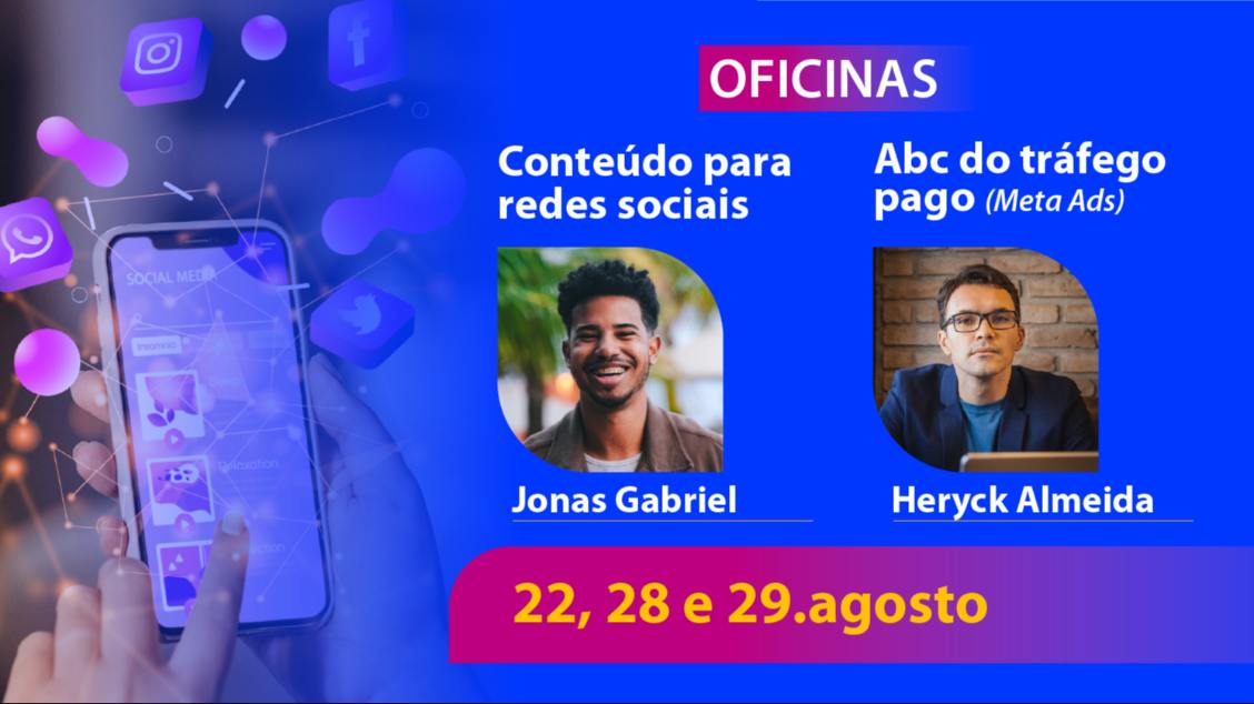 Imagem do evento Criação de Conteúdos para Redes Sociais e ABC do Tráfego Pago (Meta ADS)