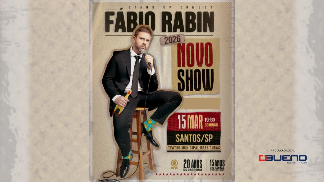 Novo Show do Fábio Rabin em Santos