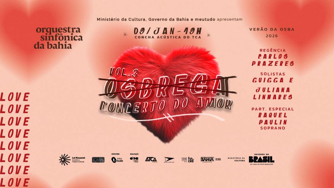 Imagem do evento O̶S̶B̶R̶E̶G̶A̶  Concerto do Amor - Volume 3