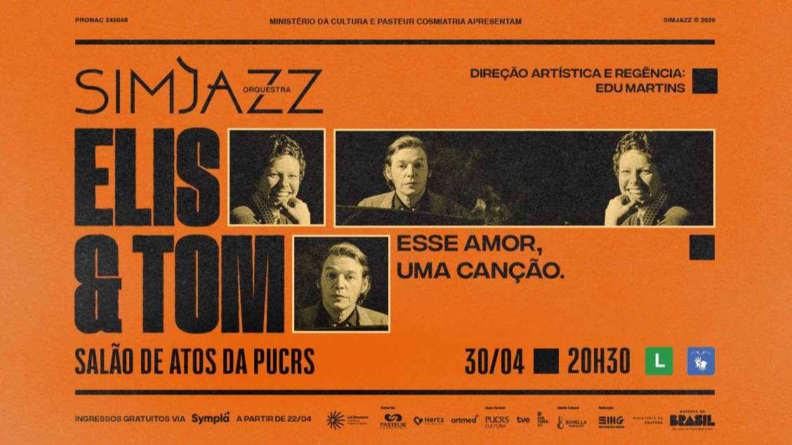 Imagem do evento Simjazz Orquestra: Elis & Tom - Esse Amor, Uma Canção
