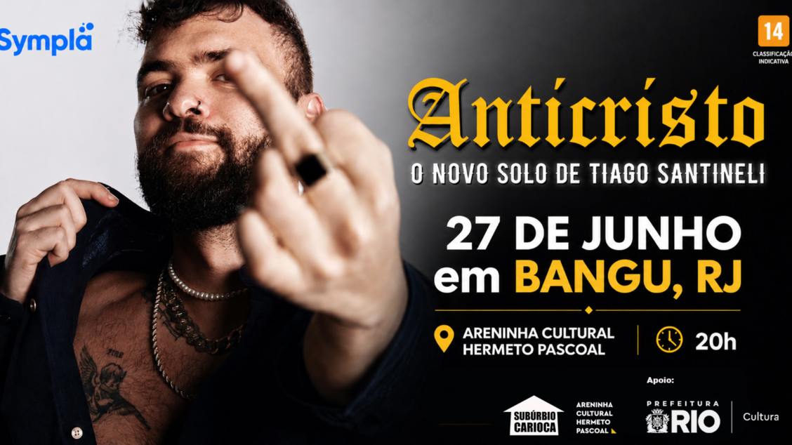Anticristo - o Novo Solo de Tiago Santineli em Rio de Janeiro