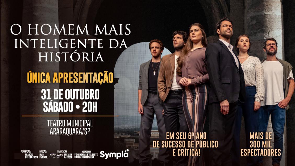 Imagem do evento O Homem Mais Inteligente da História  Araraquara/SP